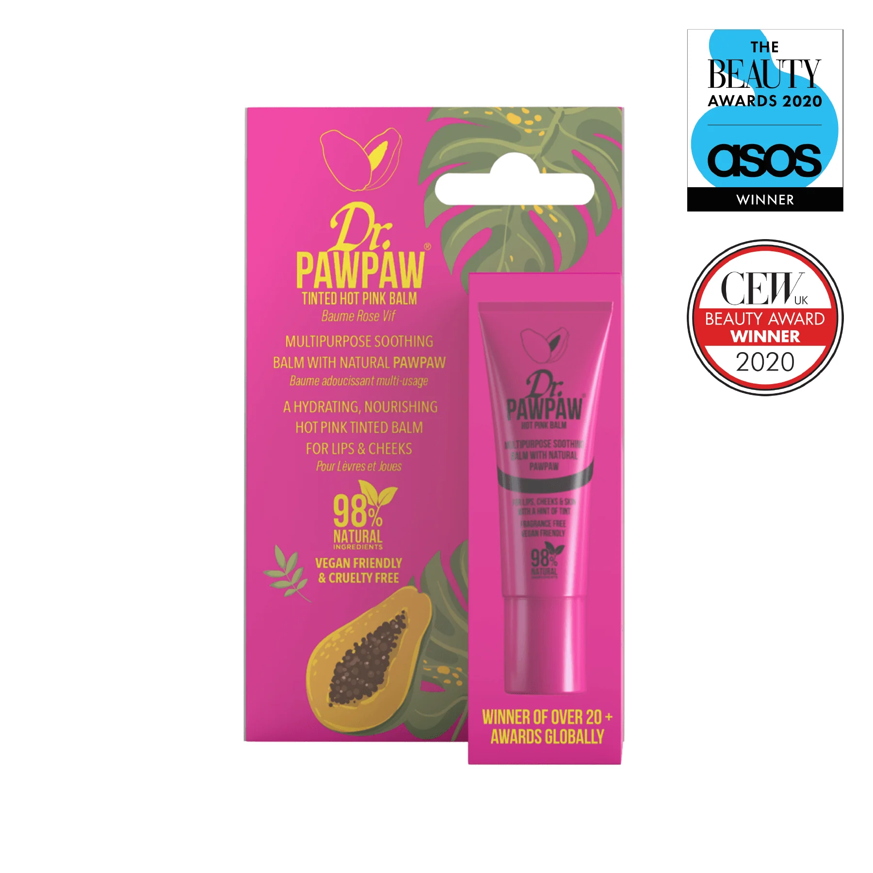 Hot Pink Lip Balm - 10ml - Image 8
